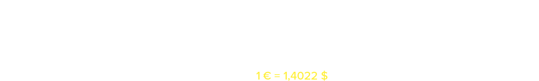 EUR/USD = 1,4022 bedeutet 1 € = 1,4022 $